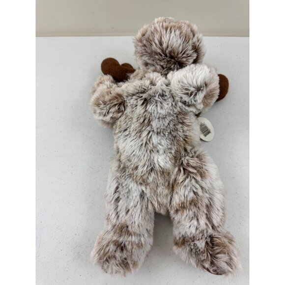 B&D Bear Company Floppy Plush Moose Stuffed Animal With Bow Soft Cuddly Toy Brow - Picture 7 of 9